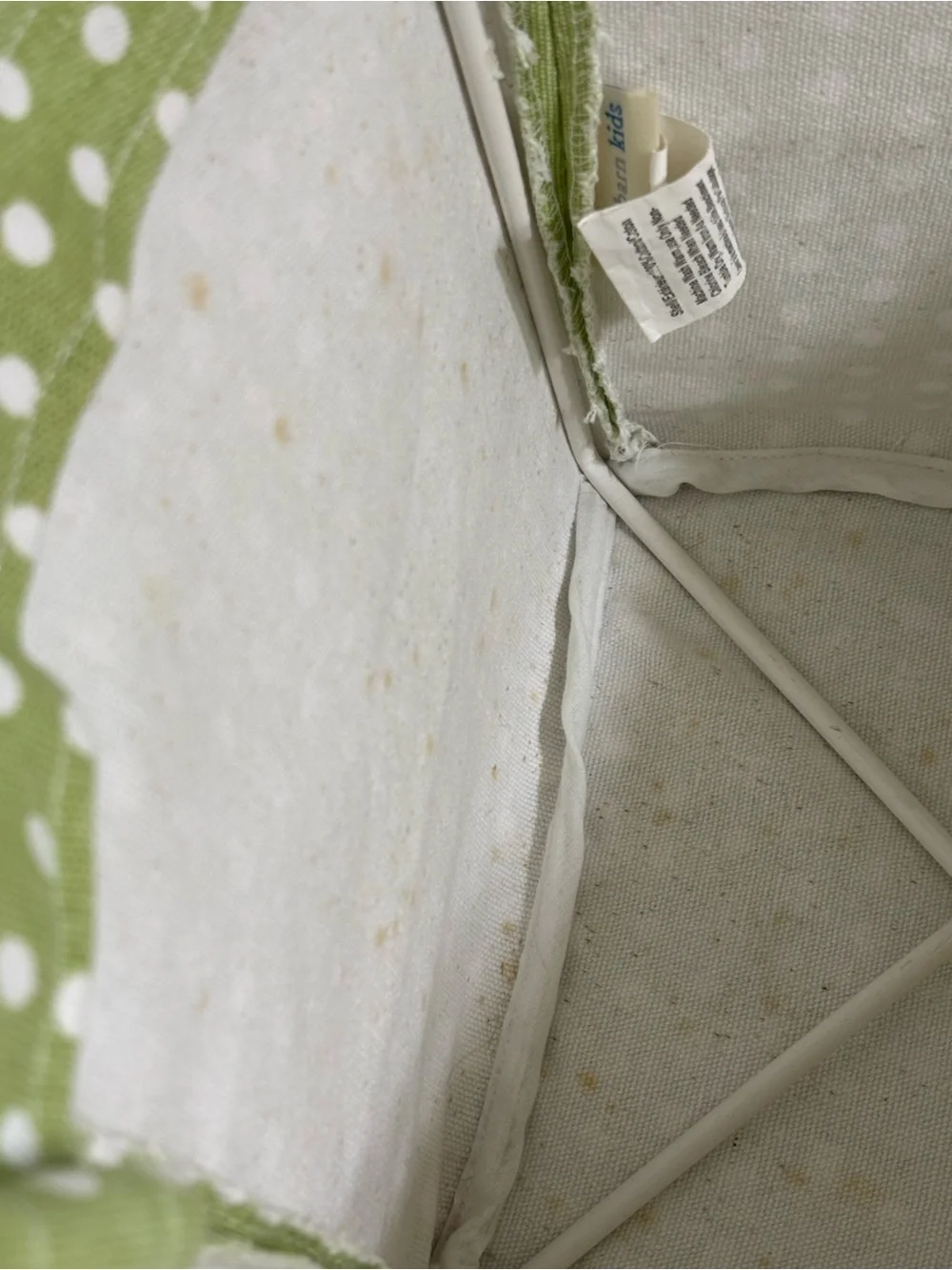 Pottery Barn Kids fabric storage